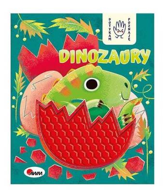 MO128-6 "Dotykam, poznaję - dinozaury" Książka sensoryczna Awm Wydawnictwo
