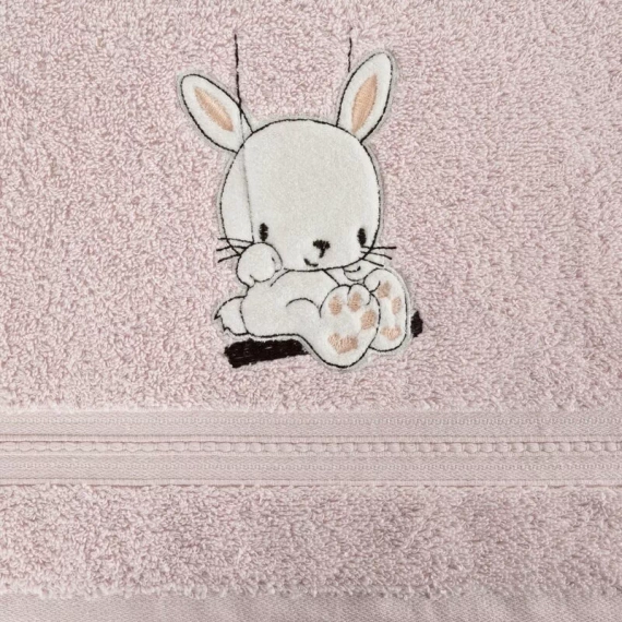 Baby 64 Ręcznik dziecięcy Królik Eurofirany różowy