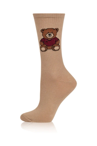 S180D Ted  Italian Fashion Skarpety - beżowy