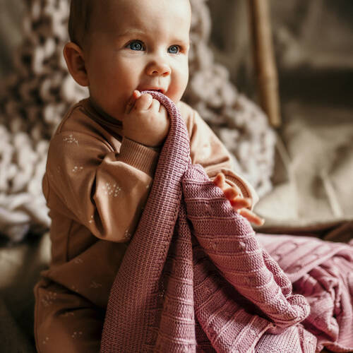 Kocyk dziany Eevi- łosoś