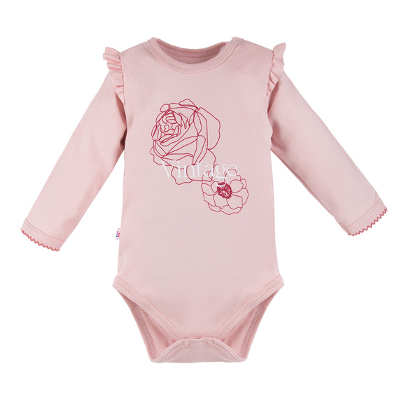 Roses Eevi Body z długim rękawem - jasny róz