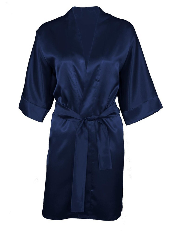 Podomka 90 Szlafrok Damski Dkaren - granatowy