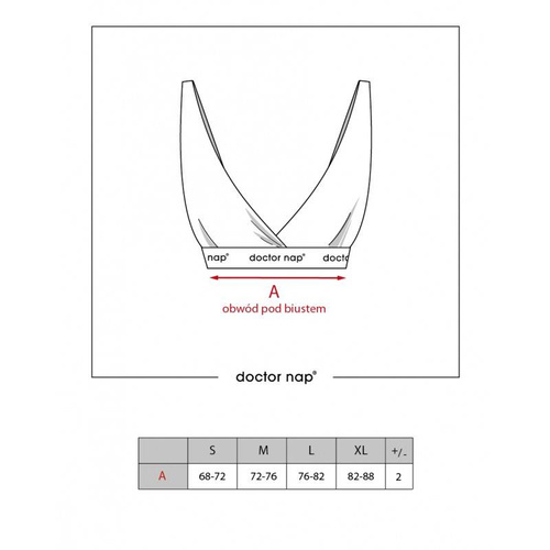 Biustonosz ciążowy i do karmienia 5376 Doctor Nap - black