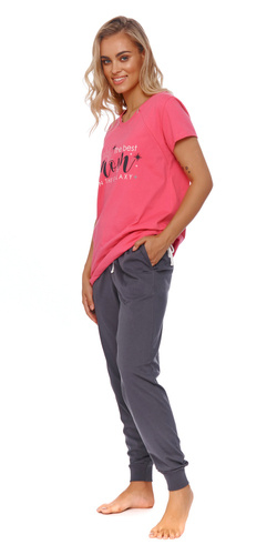 9901 Piżama Damska Doctor Nap - peony