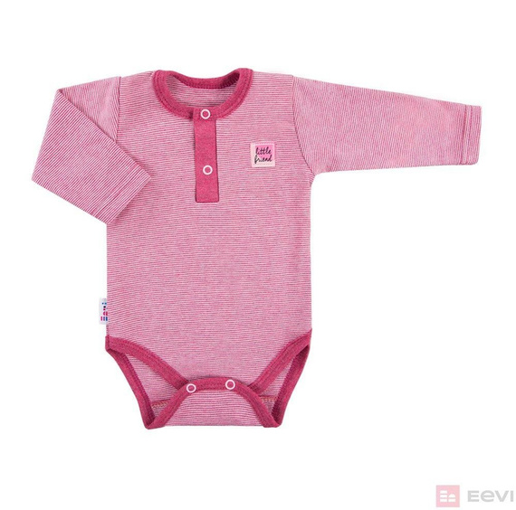 Body niemowlęce polo "SNOW" Ewa Klucze- paski grafit