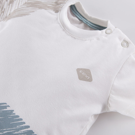 Pacific Eevi T-shirt chłopięcy - biały druk