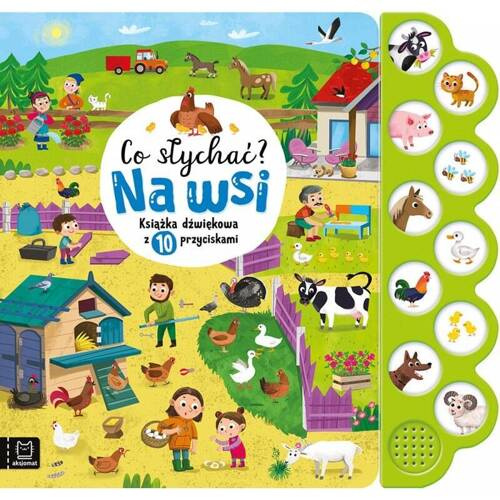 AKS740-8 "Co słychać na wsi" Książeczka Aksjomat