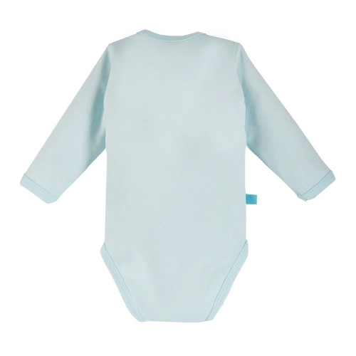 Run&Fun Eevi Body z długim rękawem rozpinane- turkusowy