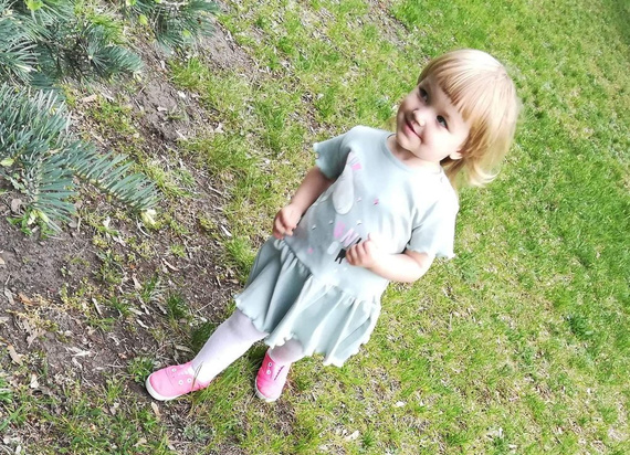 Sukienka niemowlęca "UNICORN" Makoma miętowy