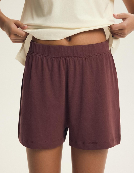 Piżama damska Henderson Evika 44464 – bawełna, haft owocowy, szorty