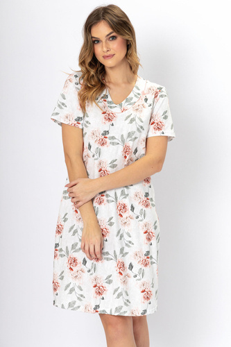 1308 Melania Koszula damska Leveza biały