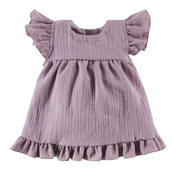 Botanic Eevi Sukienka muślinowa - wrzos