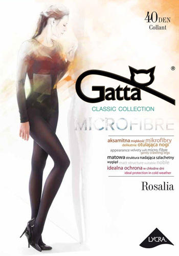 Rajstopy Rosalia Gatta 40 den - nero/czarne