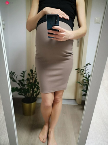 Spódnica ciążowa Tummy Milk&Love morska zieleń