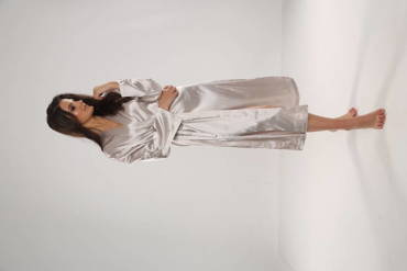 798 Classic szlafrok damski Forex - beżowy