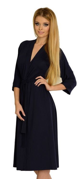 942 Visa Szlafrok Długi De Lafense - granat