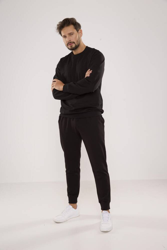 728 Just Bluza męska dresowa Forex - czarny