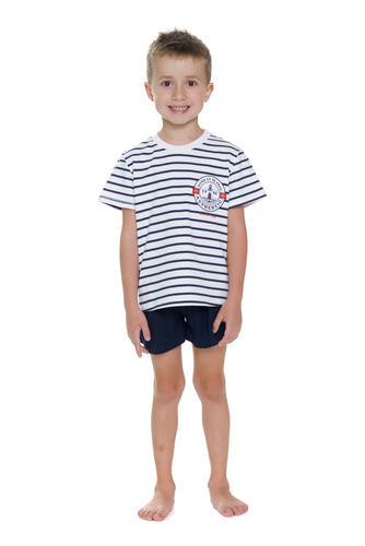 Piżama dziecięca 5352 Unisex Doctor Nap - marine