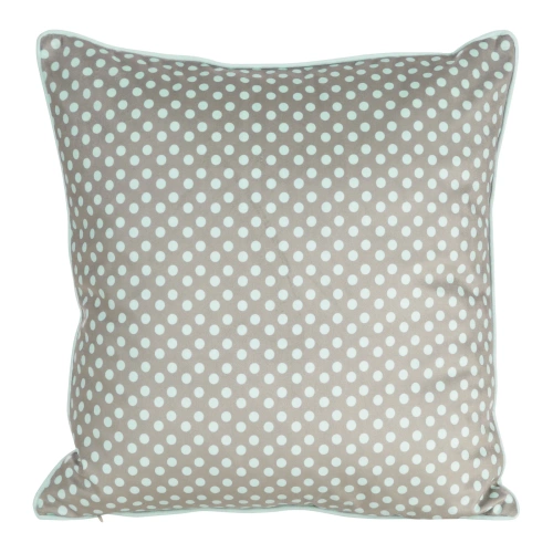 Wiosna 1 Poszewka wielkanocna z weluru zdobiona nadrukiem zajączka Eurofirany miętowy