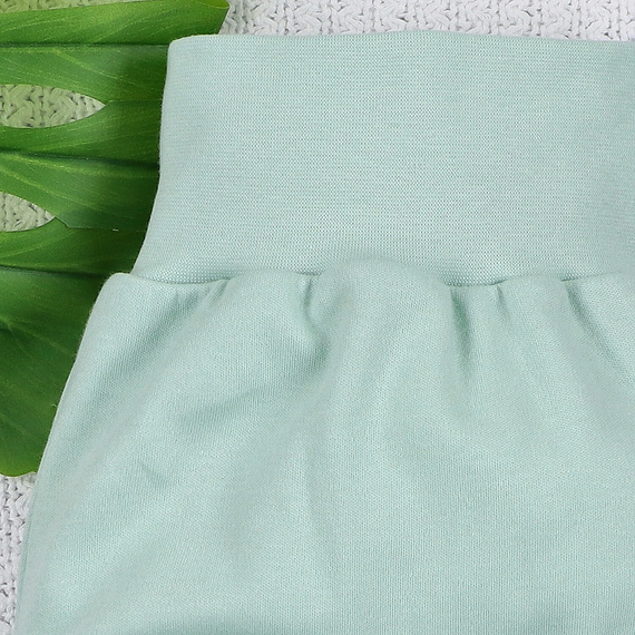 ABN-5573 Dino Explorer Półśpiochy niemowlęce Nini miętowy | Bawełna organiczna, wygodny krój