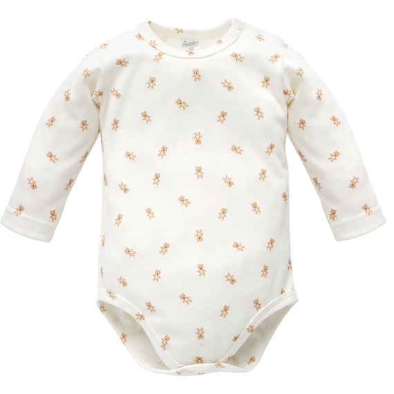 Lovely Day Pinokio Body niemowlęce- ecru misie