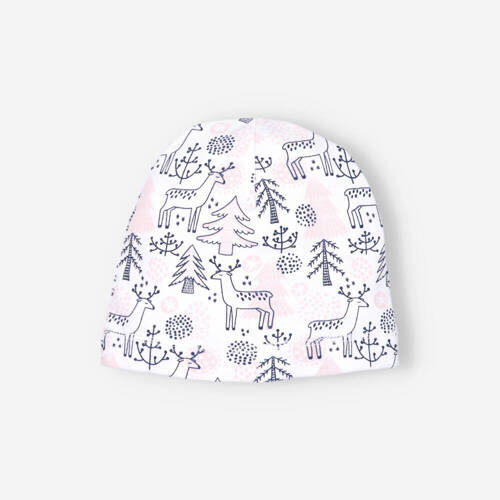 ABN-4465 Jelonki Czapka niemowlęca z bawełny organicznej Nini druk