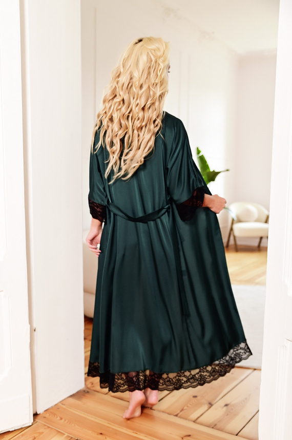 Sumatra Szlafrok Damski Kalimo - zielony