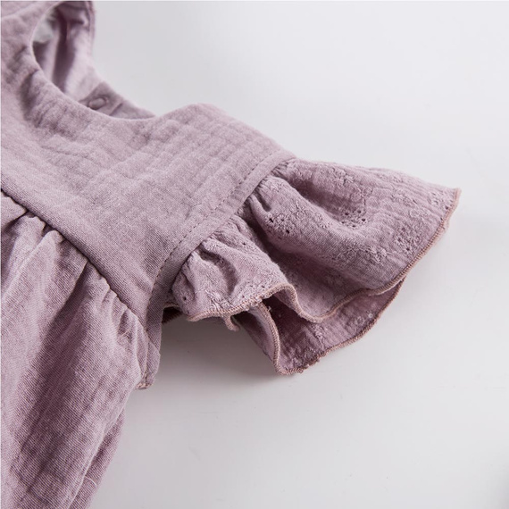 Botanic Eevi Sukienka muślinowa - wrzos