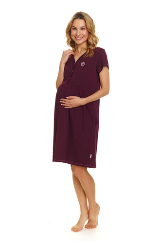 5336 Koszula Nocna do karmienia Doctor Nap - burgundy