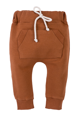 Spodnie eleganckie 2810 Jack Marija - brązowy