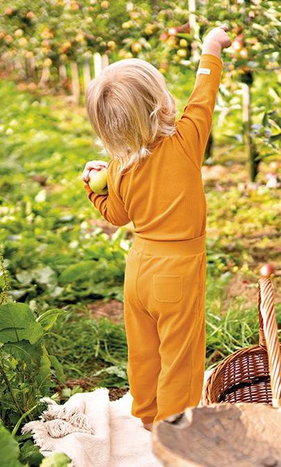  "Simply Comfy" Ewa Klucze Spodnie z guzikami -miodowy 