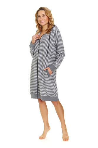 Szlafrok damski Doctor Nap SMZ.5246.dark grey