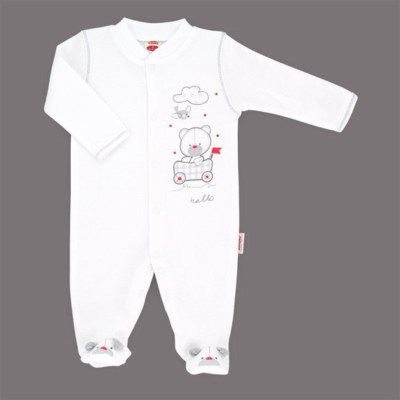 Pajac niemowlęcy "WHITE ORGANIC" Makoma