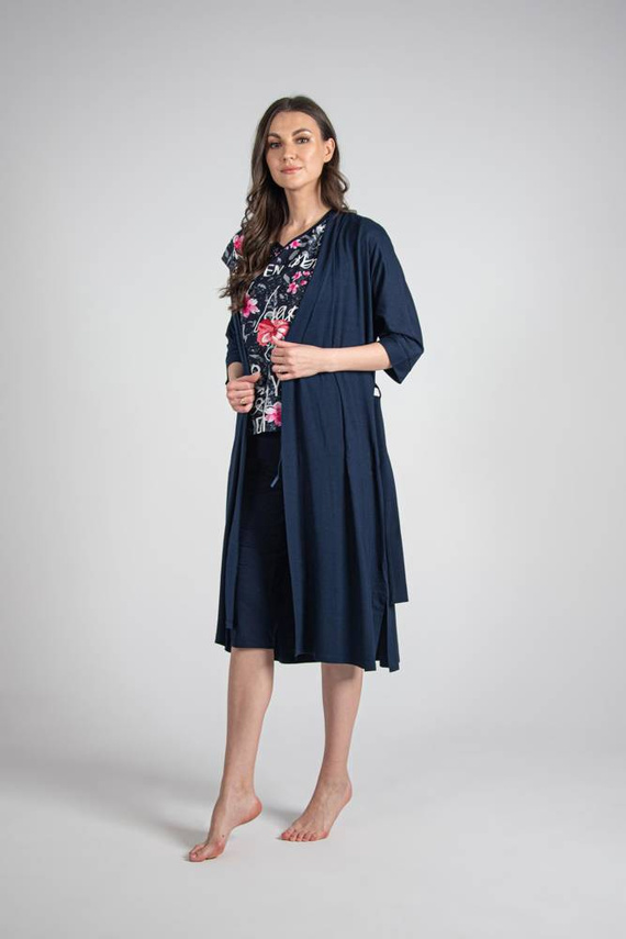 676 Soled Piżama Damska Forex - granat