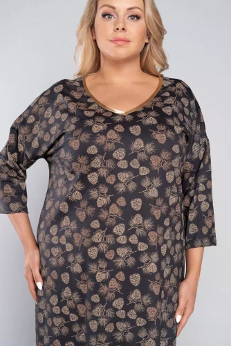 Pinnia koszula damska 3/4 Italia Fashion - druk