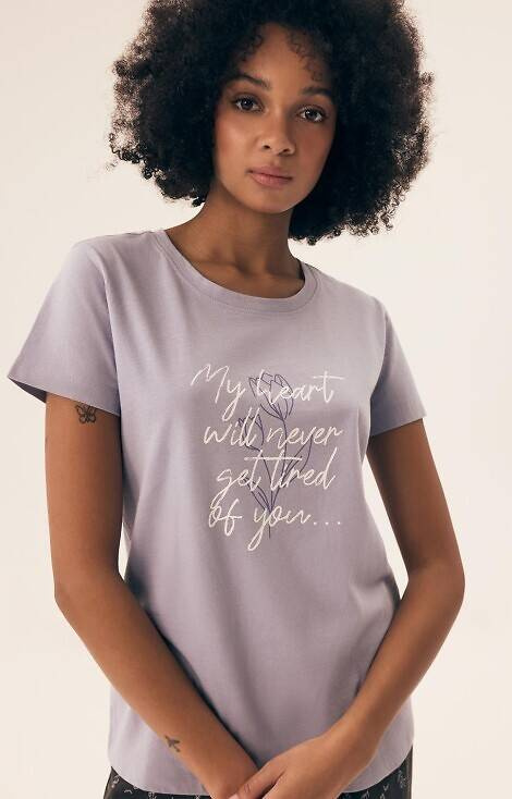 42893 Naturaleza Piżama Damska Henderson - lavender