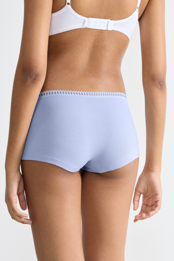 GO Crush Short C3P Szorty Damskie 3-pak Sloggi - V003 niebieski