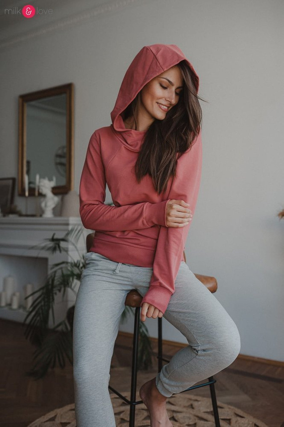 Milk Please Milk&Love bluza do karmienia dusty cedar