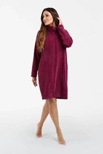 Rena Szlafrok damski Italian Fashion - bordowy