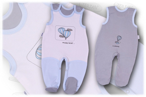 Śpioch bawełniany "BALONIK" zółty Terjan