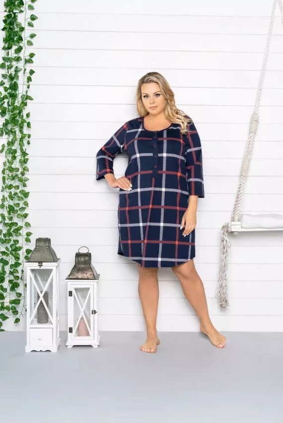 Izera koszula damska i do karmienia 3/4 rękaw Italian Fashion - druk