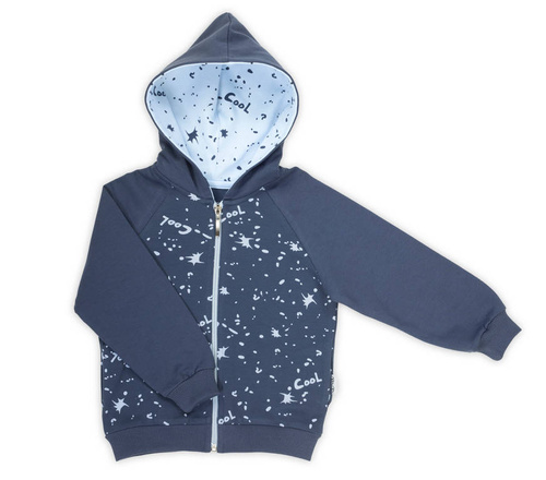 185273 Maks Nicol Bluza dresowa z kapturem