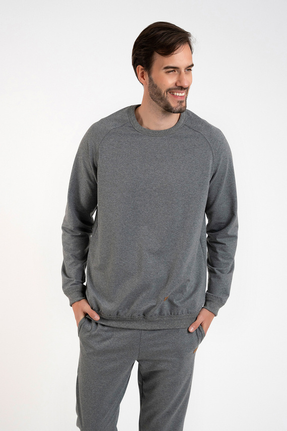 Hektor Komplet męski Italian Fashion - średni melanż