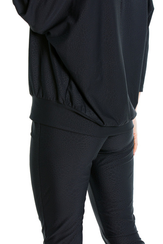 20015 Snake Komplet damski Mediolano czarny