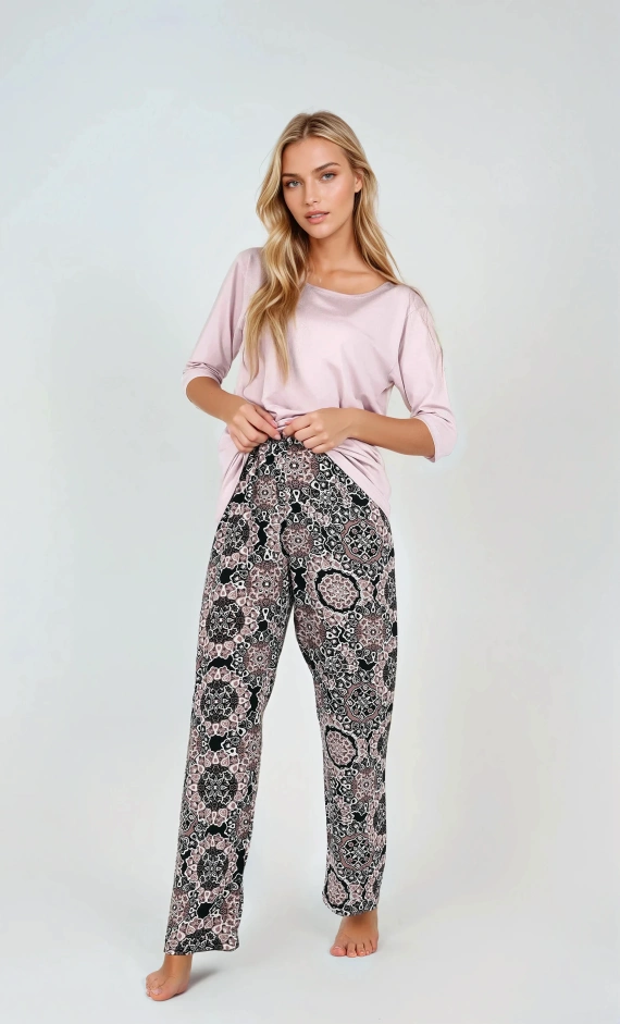 Desert Rose Piżama damska Momenti Per Me pink