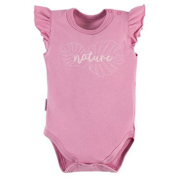 Nature Ewa Klucze Body dla dziewczynki na ramiączkach - róż
