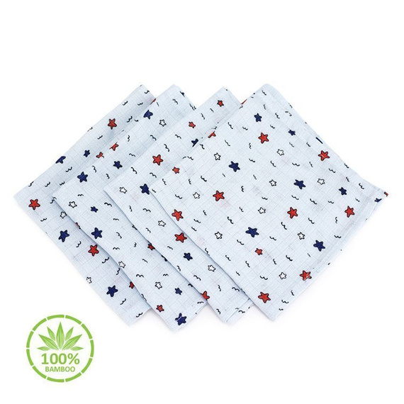 Chusteczki 100% Bamboo Muślin Sawanna Makaszka