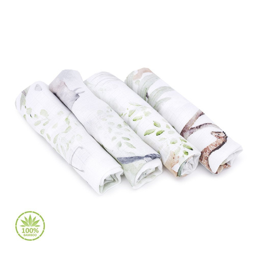 Chusteczki 100% Bamboo Muślin Ornithology Makaszka