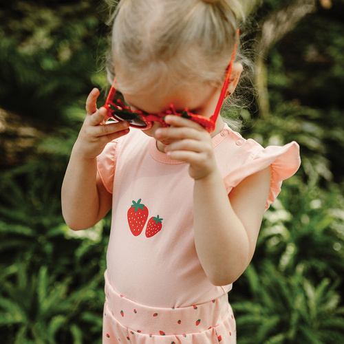 Strawberry & Love Eevi Body dla dziewczynki na ramiączkach