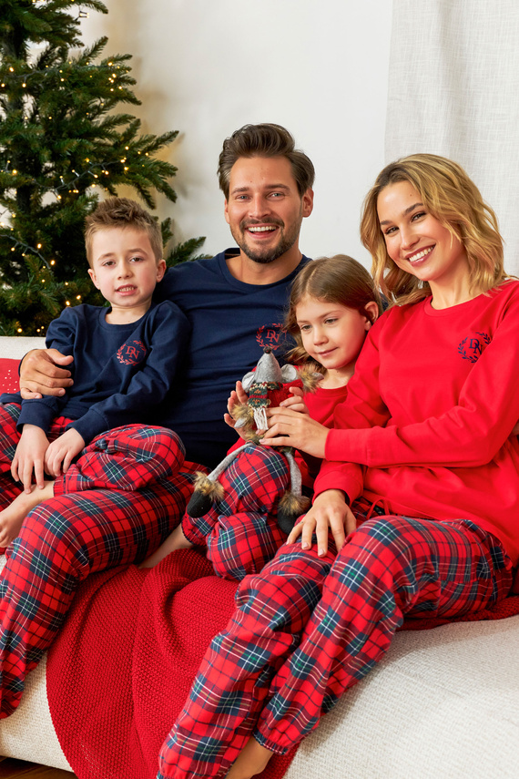 Piżama dziecięca 7129 Unisex Doctor Nap - navy blue